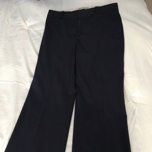 Banana Republic navy flare leg pants